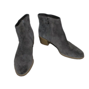 Clarks Somerset Suede Leather Heeled Ankle Boots Size 9 1/2